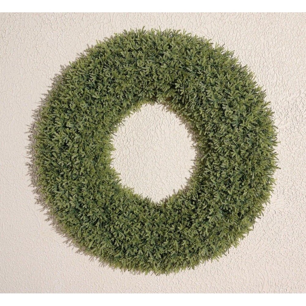 Wicker Park 24" Faux Floral Wreath Cedar